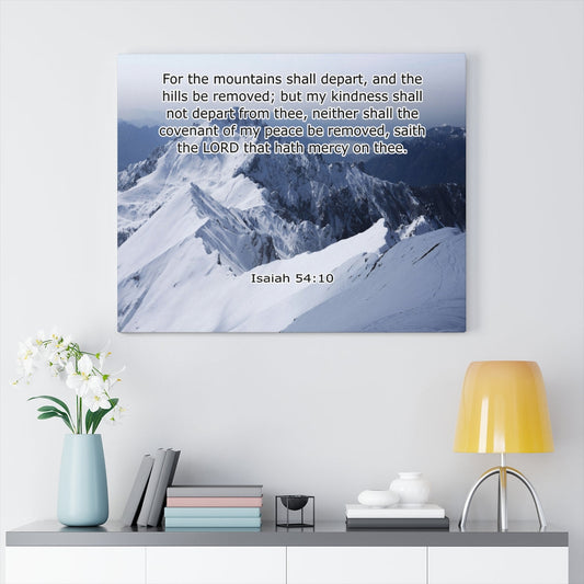 Scripture Walls The Lord That Hath Mercy Isaiah 54:10 Wall Art Christian Home Decor Unframed-Express Your Love Gifts