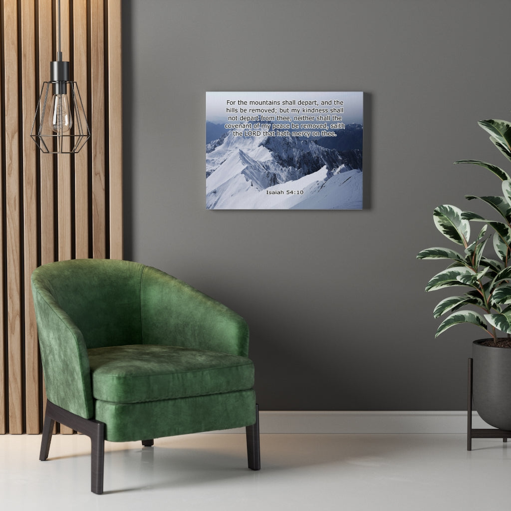 Scripture Walls The Lord That Hath Mercy Isaiah 54:10 Wall Art Christian Home Decor Unframed-Express Your Love Gifts