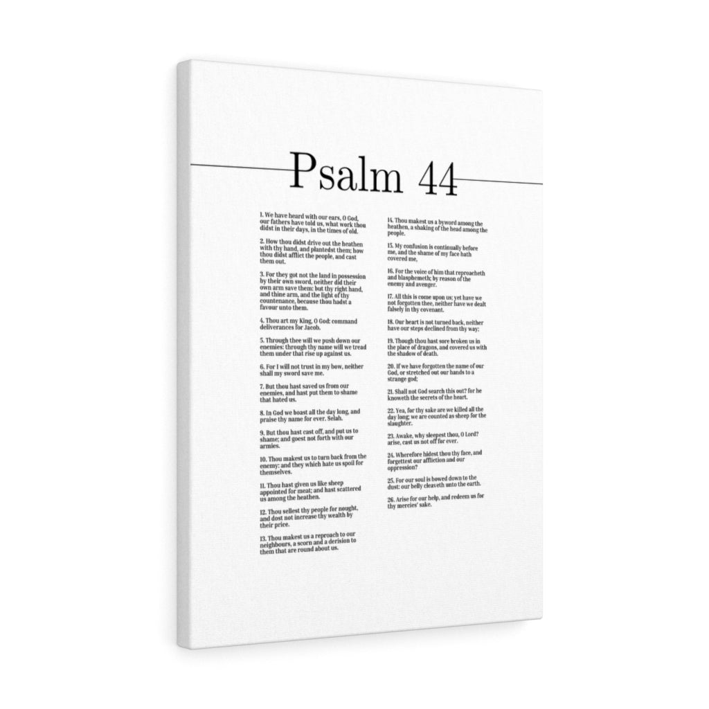 The Secrets Of The Heart Psalm 44 Bible Verse Canvas Christian Wall Art Ready to Hang Unframed-Express Your Love Gifts