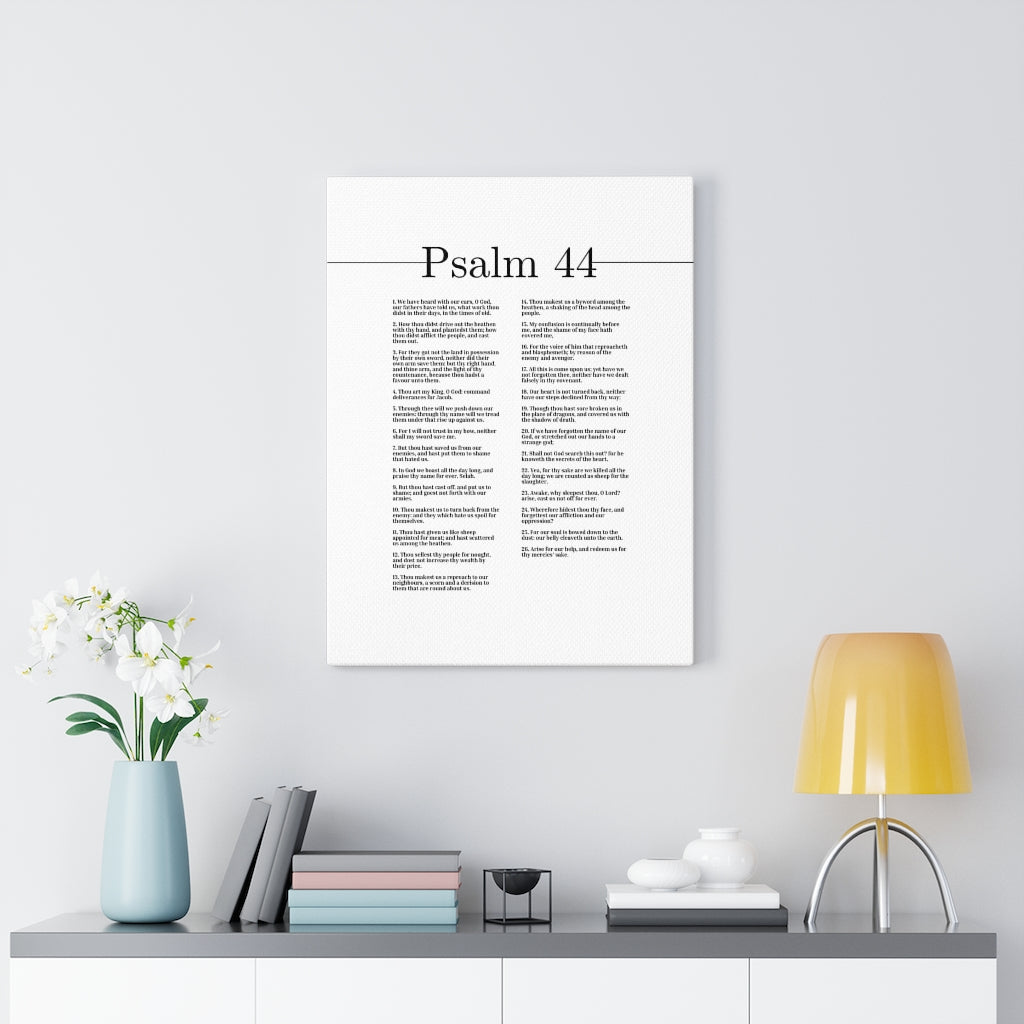 The Secrets Of The Heart Psalm 44 Bible Verse Canvas Christian Wall Art Ready to Hang Unframed-Express Your Love Gifts