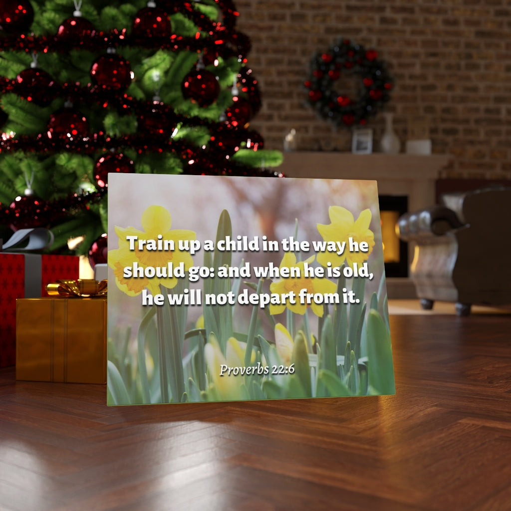 The Way He Should Go Proverbs 2:26 Bible Verse Canvas Christian Wall Art Ready to Hang Unframed-Express Your Love Gifts