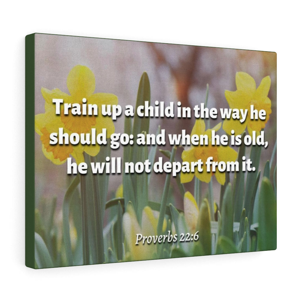 The Way He Should Go Proverbs 2:26 Bible Verse Canvas Christian Wall Art Ready to Hang Unframed-Express Your Love Gifts