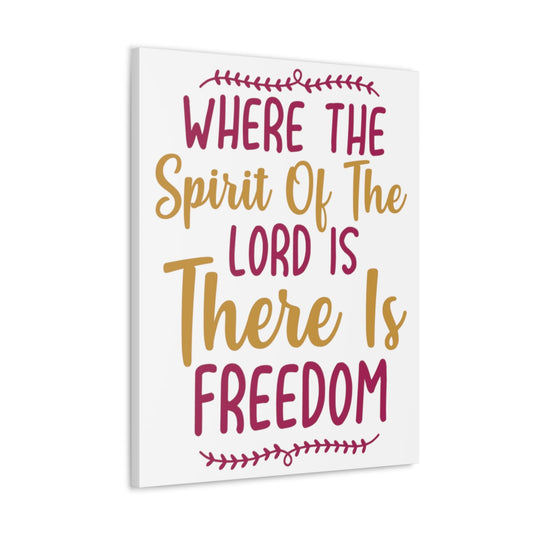 Scripture Walls There Is Freedom 2 Corinthians 3:17 Christian Wall Art Print Ready to Hang Unframed-Express Your Love Gifts
