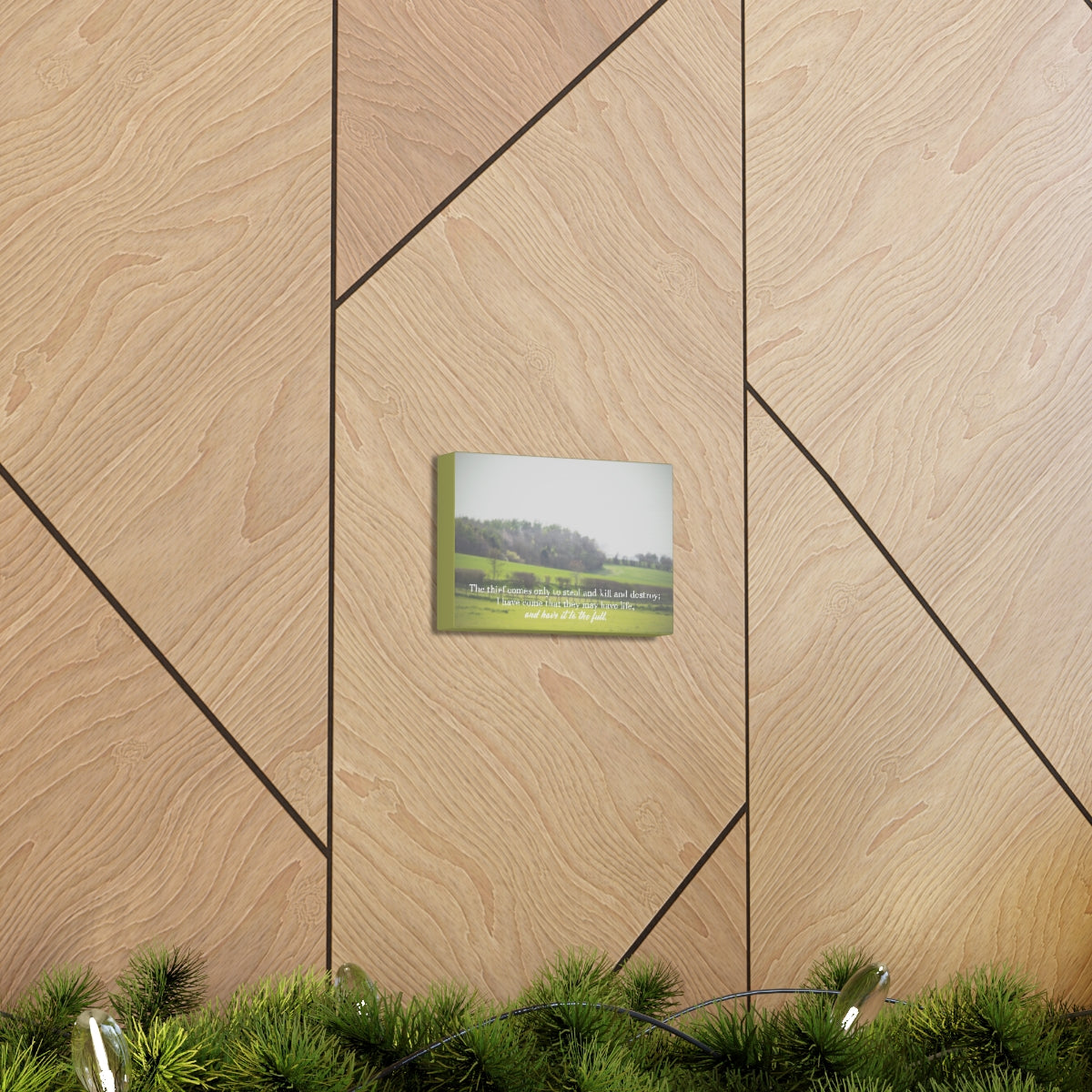 They May Have Life Ephesians 4:28 Christian Wall Art Bible Verse Print Ready to Hang Unframed-Express Your Love Gifts