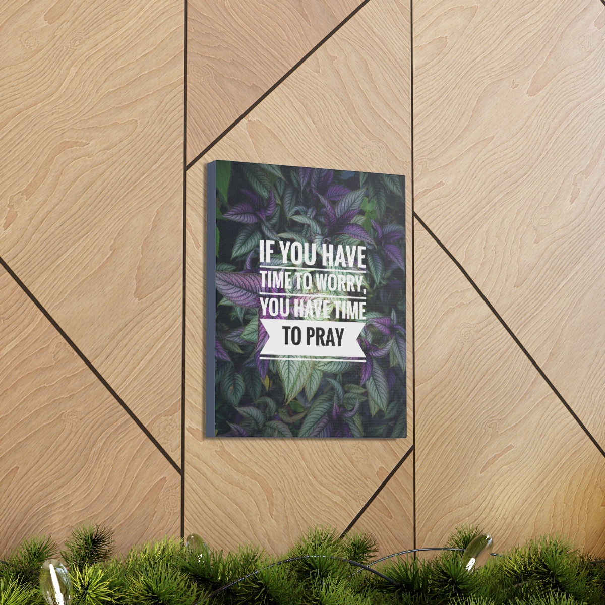 Time To Pray Philippians 4:6 Christian Wall Art Bible Verse Print Ready to Hang Unframed-Express Your Love Gifts