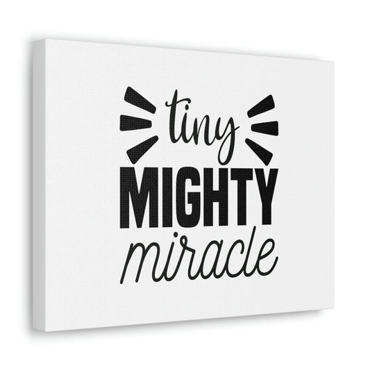 Tiny Mighty Miracle Luke 18:27 Christian Wall Art Bible Verse Print Ready to Hang Unframed-Express Your Love Gifts