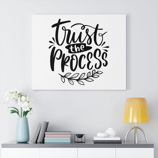 Scripture Walls Trust The Process Leaves Bible Verse Canvas Christian Wall Art Ready to Hang Unframed-Express Your Love Gifts