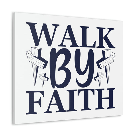 Scripture Walls Walk By Faith 2 Corinthians 5:7 Christian Wall Art Print Ready to Hang Unframed-Express Your Love Gifts