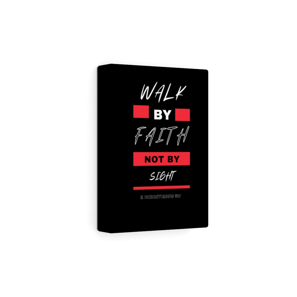 Walk By Faith Not By Sight 2 Corinthians 5:7 Bible Verse Canvas Christian Wall Art Ready to Hang Unframed-Express Your Love Gifts