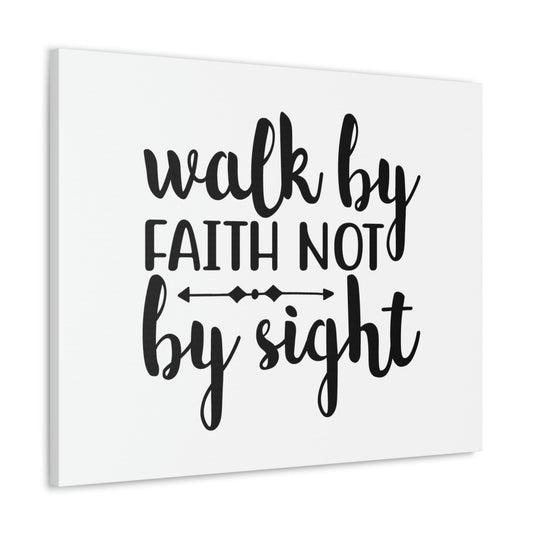 Walk By Faith Not By Sight 2 Corinthians 5:7 Christian Wall Art Bible Verse Print Ready to Hang Unframed-Express Your Love Gifts