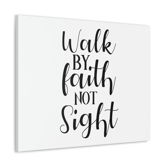 Scripture Walls Walk By Faith Not Sight 2 Corinthians 5:7 Christian Wall Art Print Ready to Hang Unframed-Express Your Love Gifts