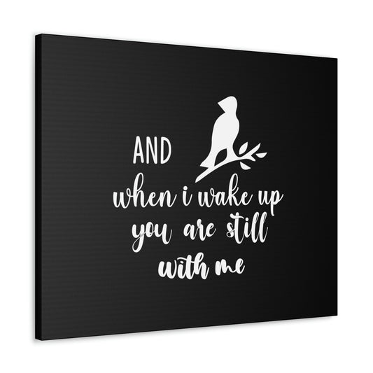 When I Wake Up, You Are Still With Me Psalm 139:18 Bird Christian Wall Art Bible Verse Print Ready to Hang Unframed-Express Your Love Gifts