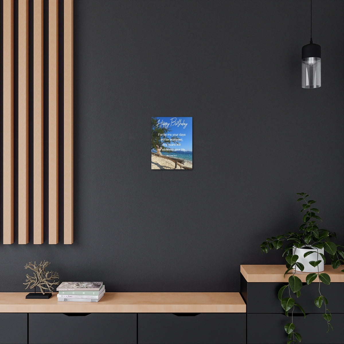 Scripture Walls Will Be Multiplied Proverbs 9:11Bible Verse Canvas Christian Wall Art Bible Verse Print Ready To Hang Unframed-Express Your Love Gifts
