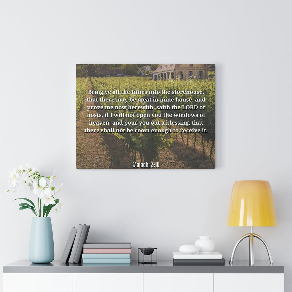 Windows Of Heaven Malachi 3:10 Bible Verse Canvas Christian Wall Art Ready to Hang Unframed-Express Your Love Gifts