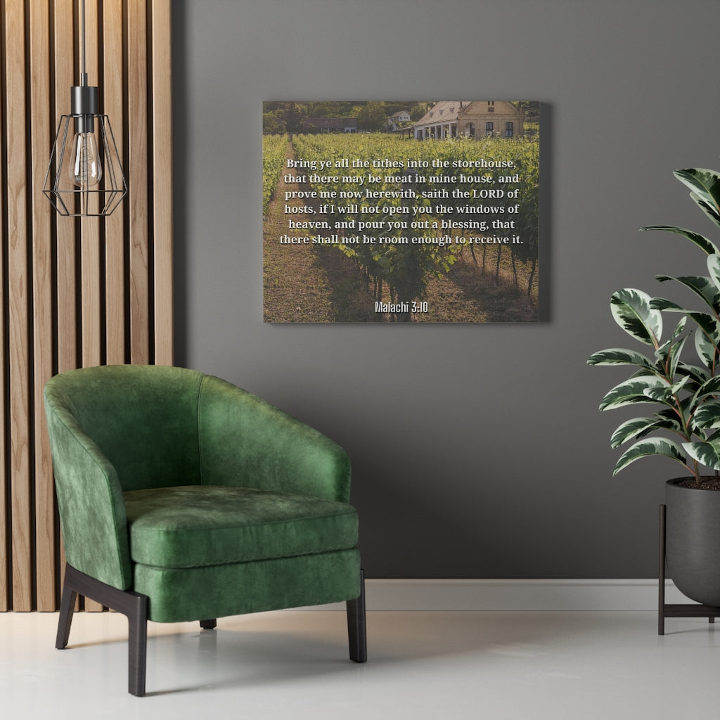 Windows Of Heaven Malachi 3:10 Bible Verse Canvas Christian Wall Art Ready to Hang Unframed-Express Your Love Gifts