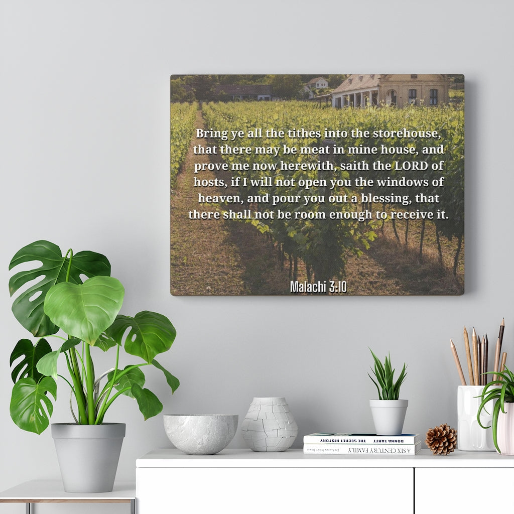 Windows Of Heaven Malachi 3:10 Bible Verse Canvas Christian Wall Art Ready to Hang Unframed-Express Your Love Gifts