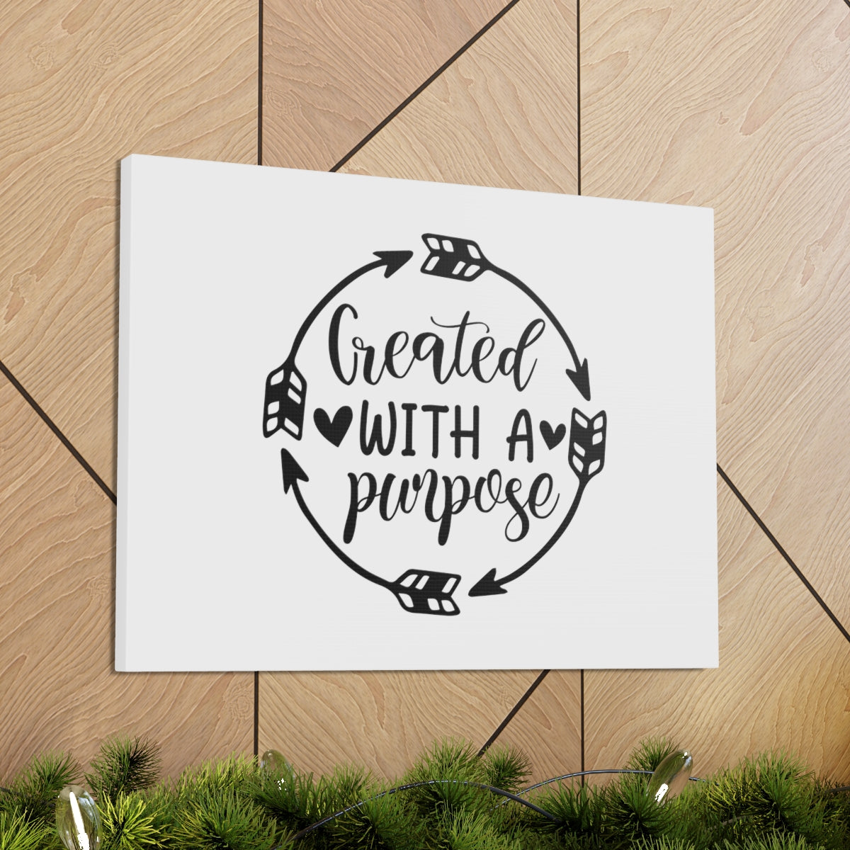 With A Purpose Proverbs 16:4 Christian Wall Art Bible Verse Print Ready to Hang Unframed-Express Your Love Gifts