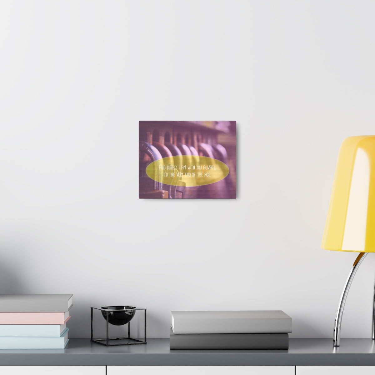 With You Always Matthew 13:49-50 Christian Wall Art Bible Verse Print Ready to Hang Unframed-Express Your Love Gifts