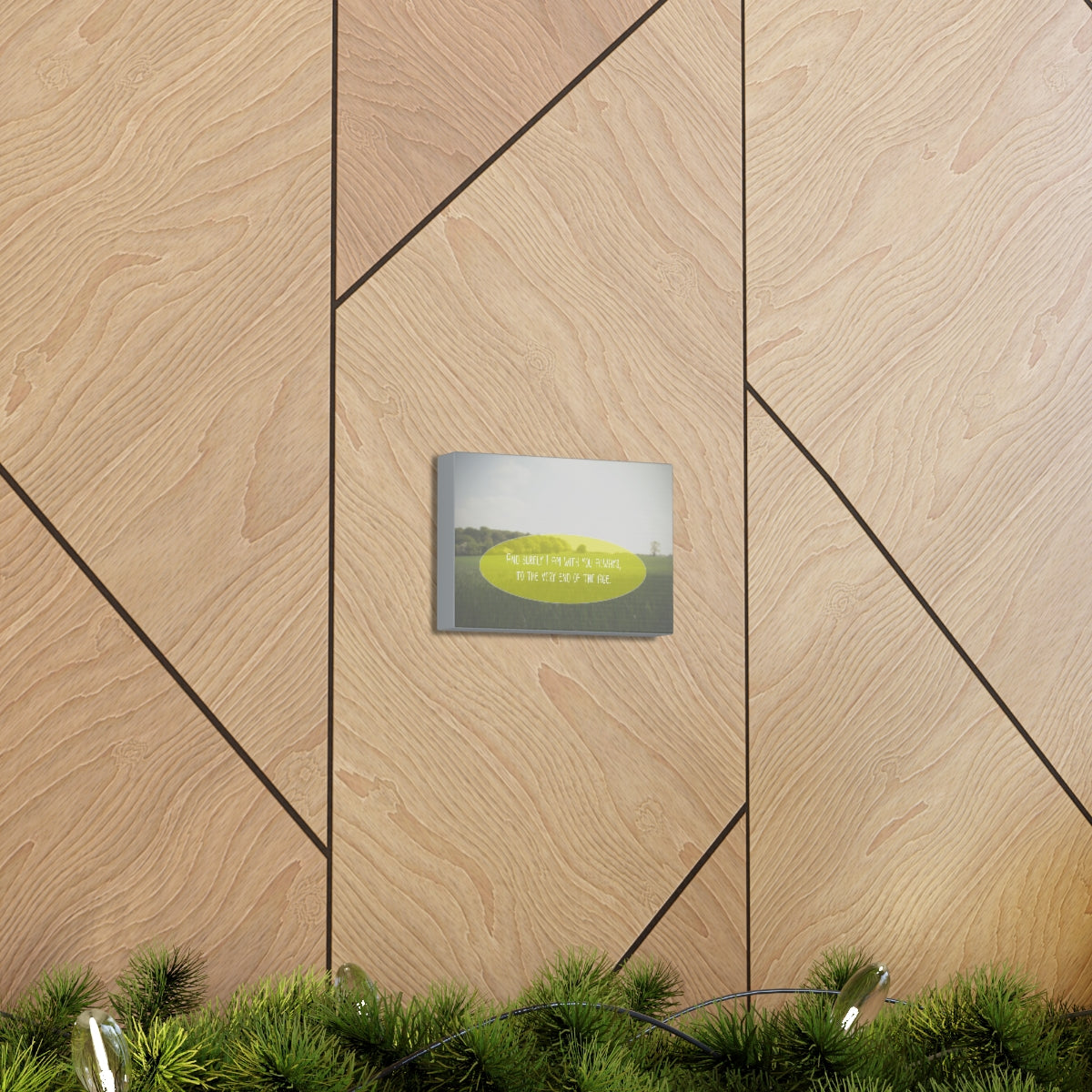 With You Always Matthew 28:20 Christian Wall Art Bible Verse Print Ready to Hang Unframed-Express Your Love Gifts