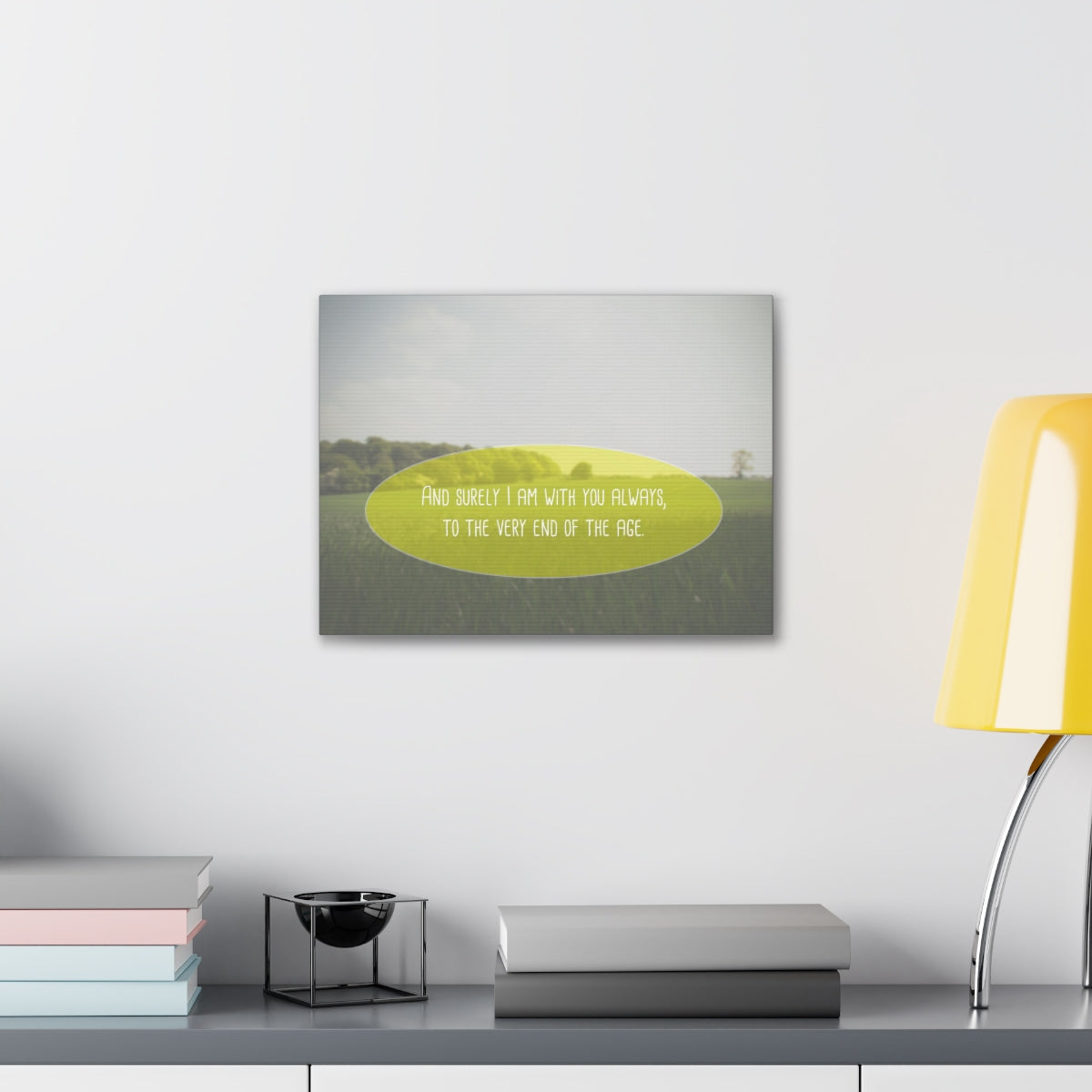 With You Always Matthew 28:20 Christian Wall Art Bible Verse Print Ready to Hang Unframed-Express Your Love Gifts