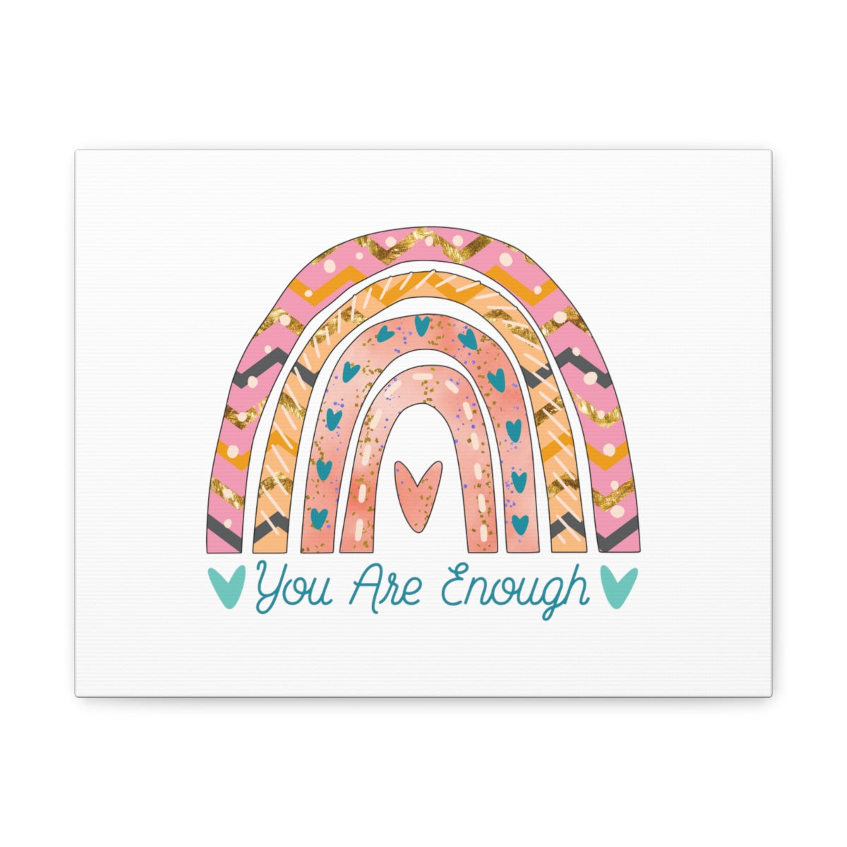 You Are Enough Rainbow 1 Corinthians 6:20 Christian Wall Art Bible Verse Print Ready to Hang Unframed-Express Your Love Gifts