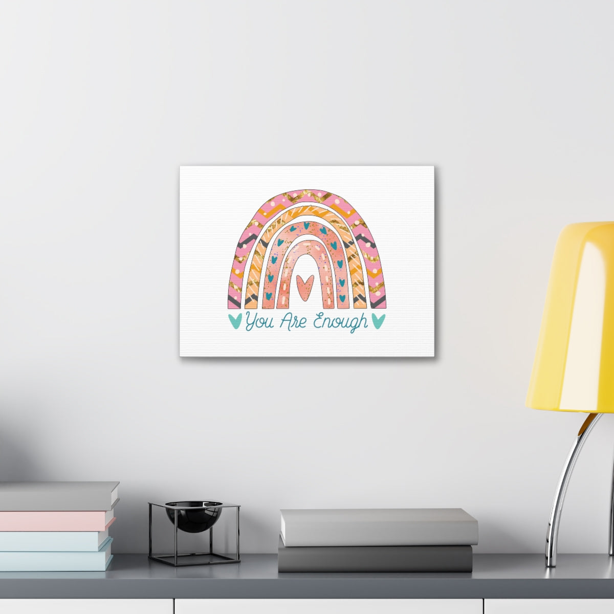 You Are Enough Rainbow 1 Corinthians 6:20 Christian Wall Art Bible Verse Print Ready to Hang Unframed-Express Your Love Gifts