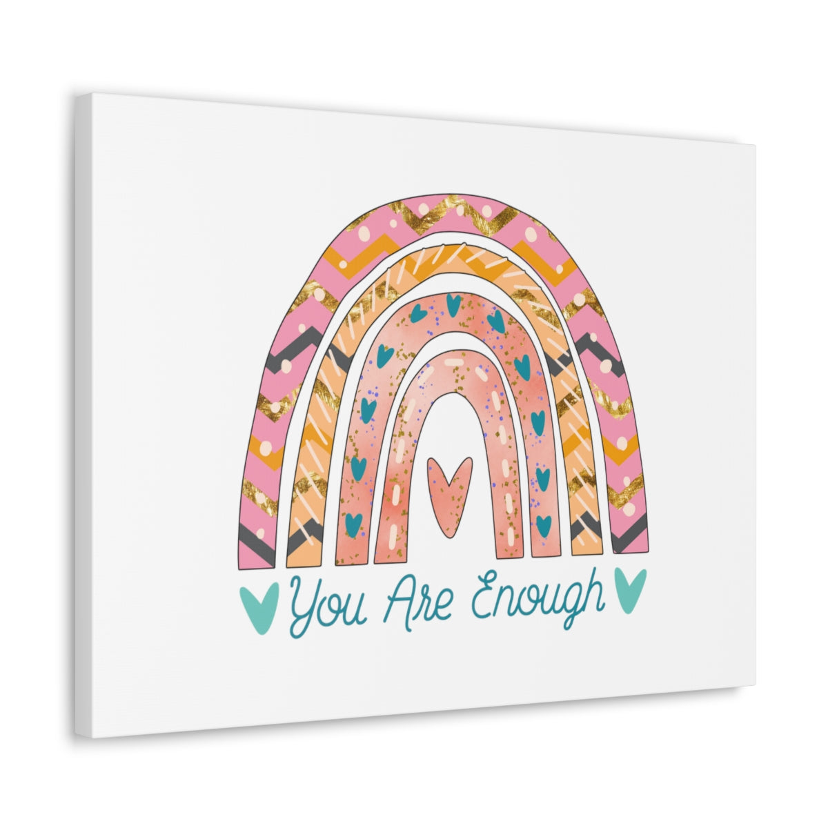 You Are Enough Rainbow 1 Corinthians 6:20 Christian Wall Art Bible Verse Print Ready to Hang Unframed-Express Your Love Gifts