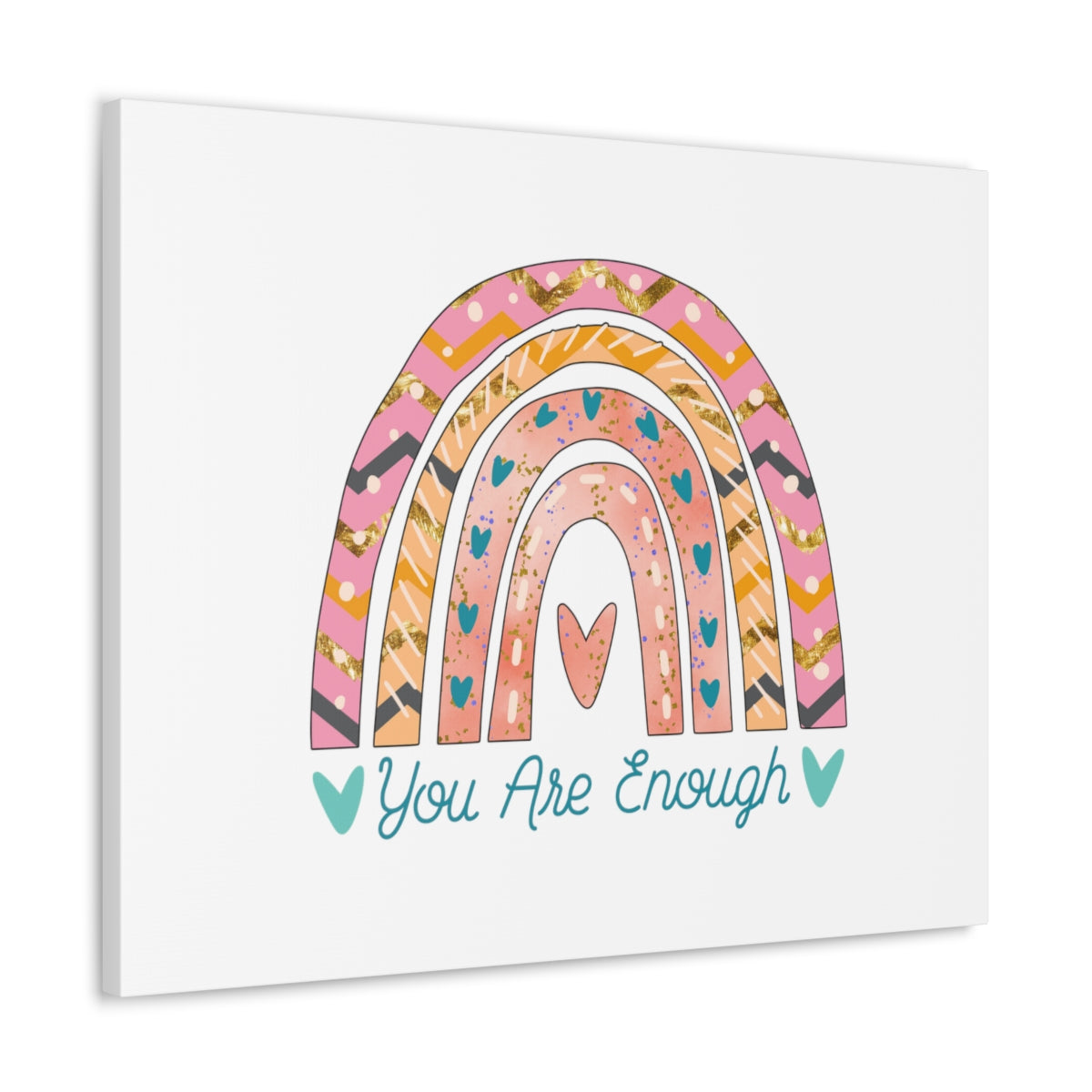 You Are Enough Rainbow 1 Corinthians 6:20 Christian Wall Art Bible Verse Print Ready to Hang Unframed-Express Your Love Gifts