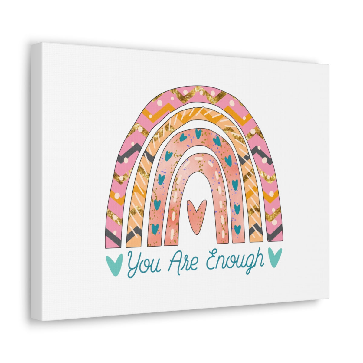 You Are Enough Rainbow 1 Corinthians 6:20 Christian Wall Art Bible Verse Print Ready to Hang Unframed-Express Your Love Gifts