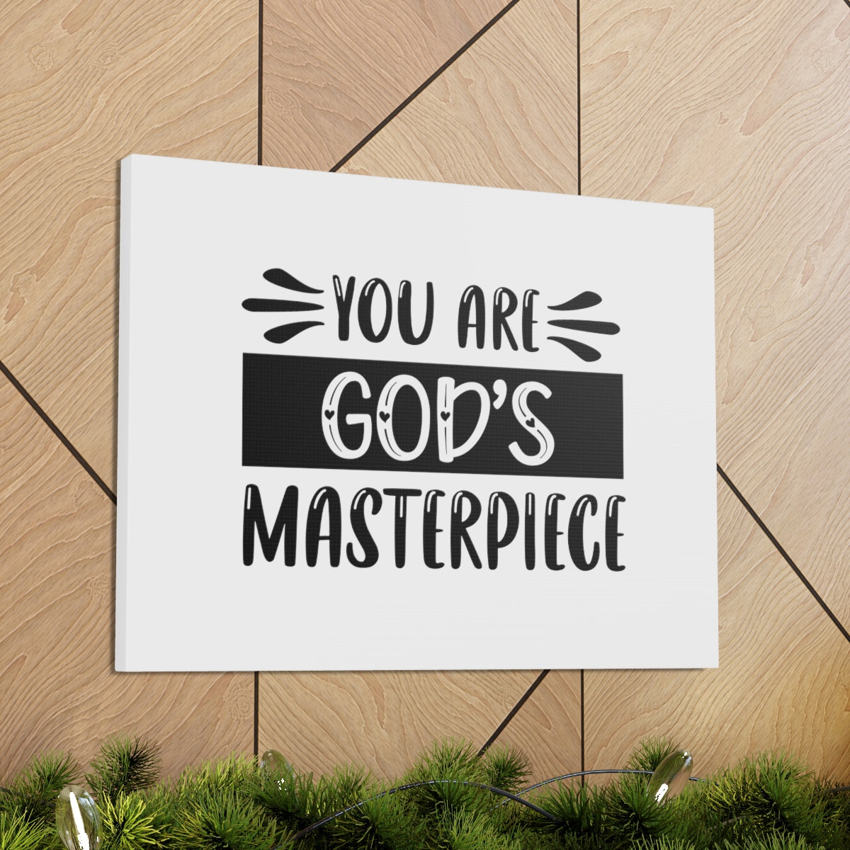 You Are God's Masterpiece Psalm 51:10 Christian Wall Art Bible Verse Print Ready to Hang Unframed-Express Your Love Gifts