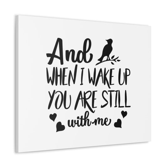 You Are Still With Me Exodus 14:14 Christian Wall Art Bible Verse Print Ready to Hang Unframed-Express Your Love Gifts