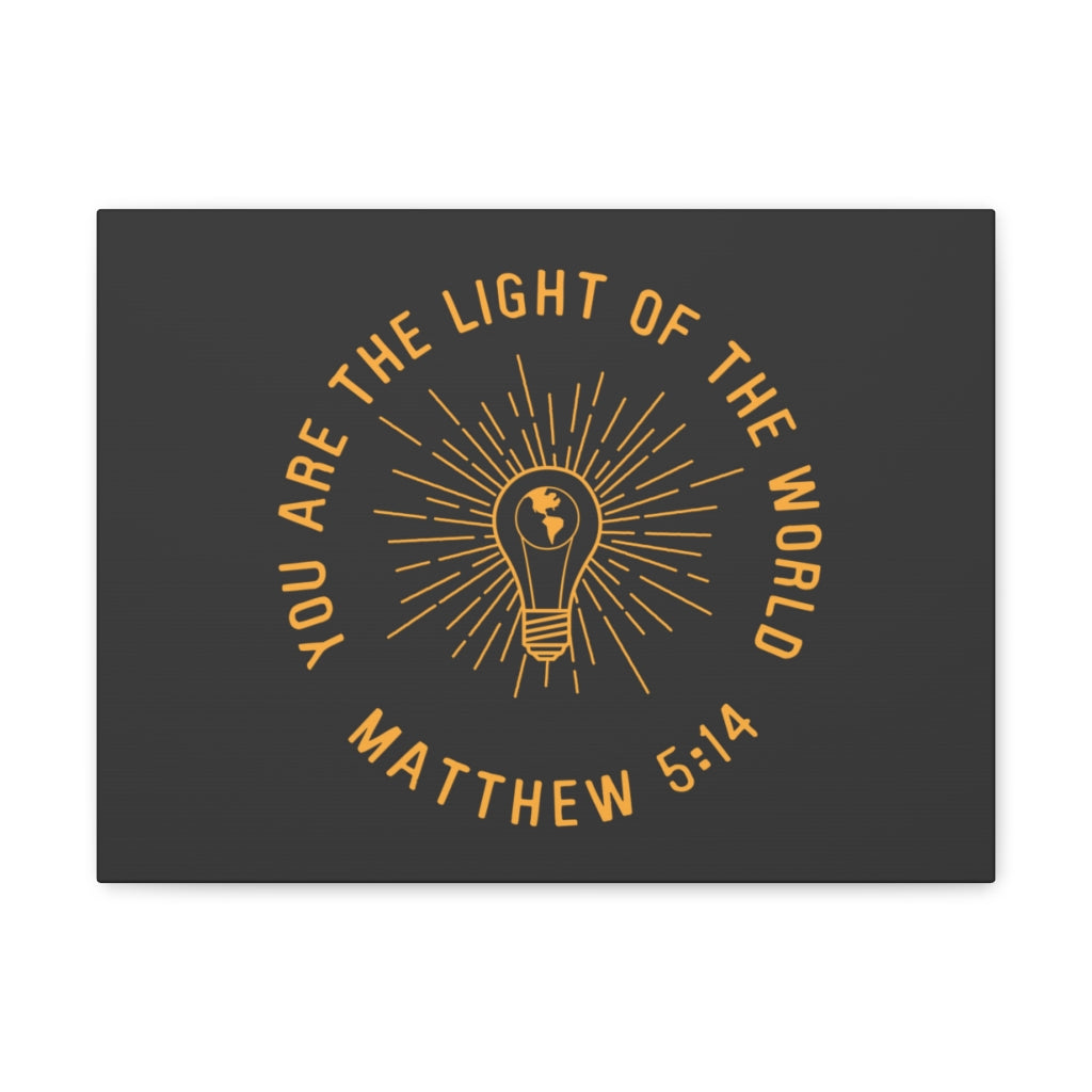 You Are The Light Matthew 5:14 Christian Wall Art Bible Verse Print Ready To Hang Unframed-Express Your Love Gifts