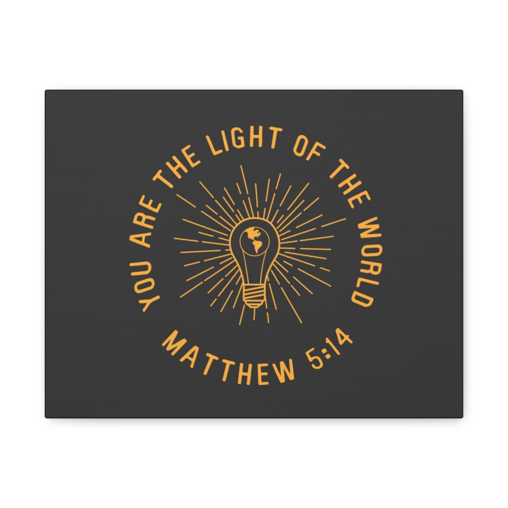 You Are The Light Matthew 5:14 Christian Wall Art Bible Verse Print Ready To Hang Unframed-Express Your Love Gifts