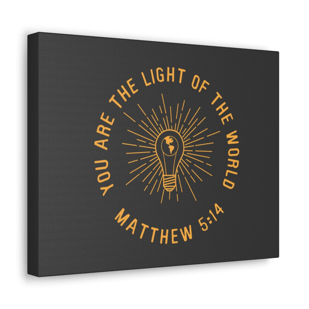 You Are The Light Matthew 5:14 Christian Wall Art Bible Verse Print Ready To Hang Unframed-Express Your Love Gifts
