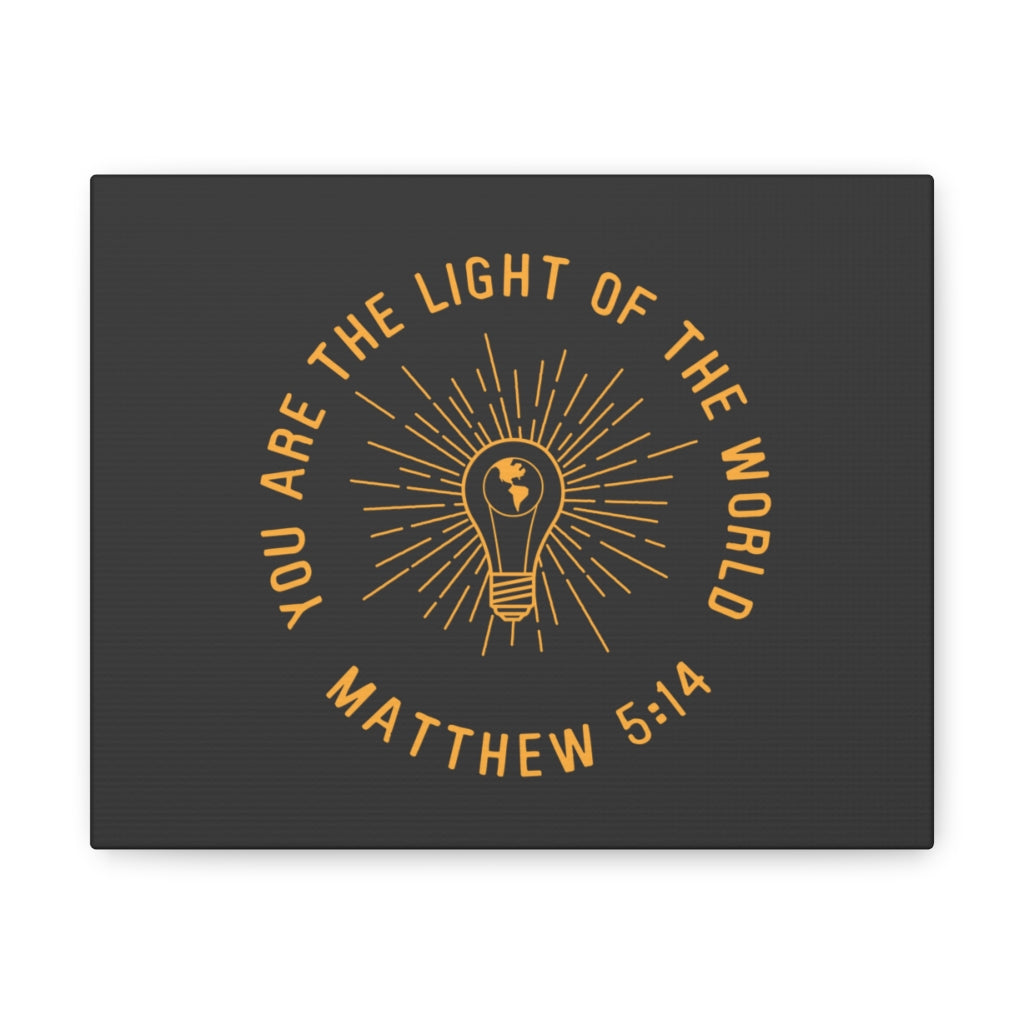 You Are The Light Matthew 5:14 Christian Wall Art Bible Verse Print Ready To Hang Unframed-Express Your Love Gifts