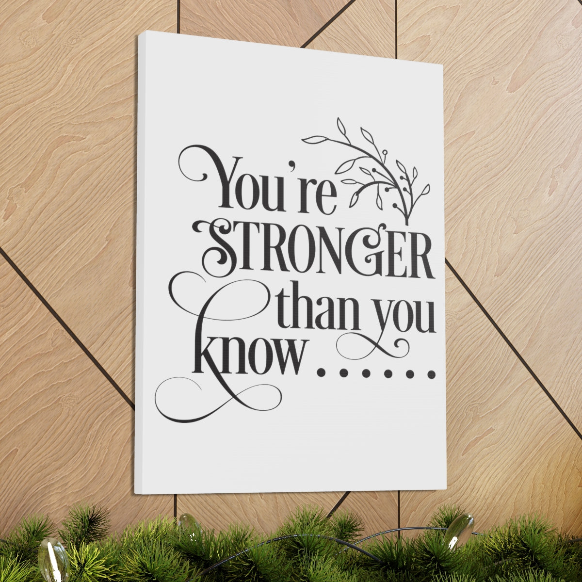 Scripture Walls You're Stronger Than Isaiah 40:31 Christian Wall Art Print Ready to Hang Unframed-Express Your Love Gifts