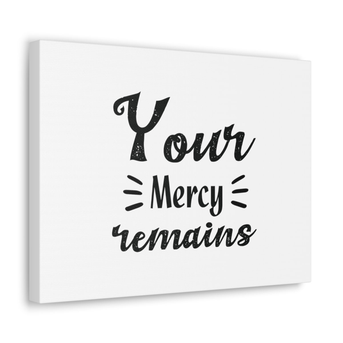 Your Mercy Remains Psalm 25:10 Christian Wall Art Bible Verse Print Ready to Hang Unframed-Express Your Love Gifts