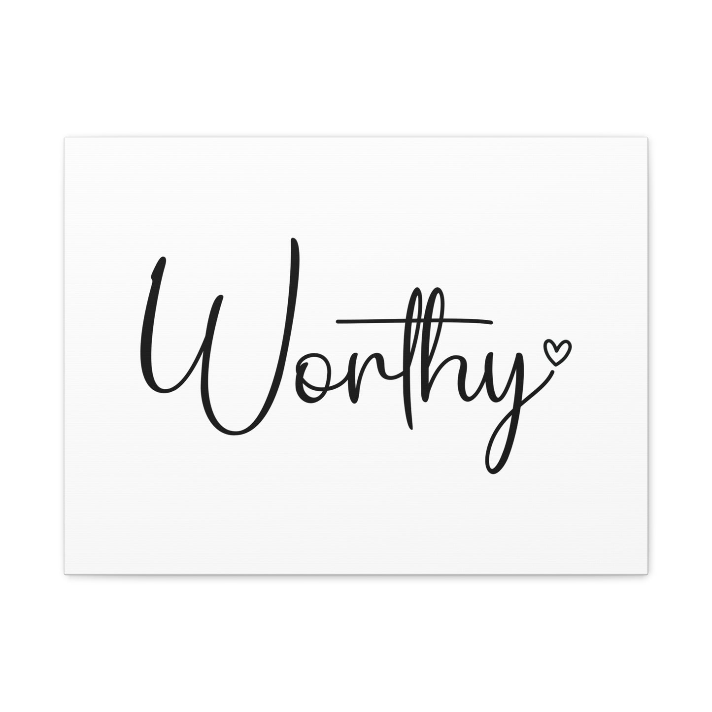 Worthy Revelation 5:12 Small Heart Christian Wall Art Bible Verse Print Ready to Hang