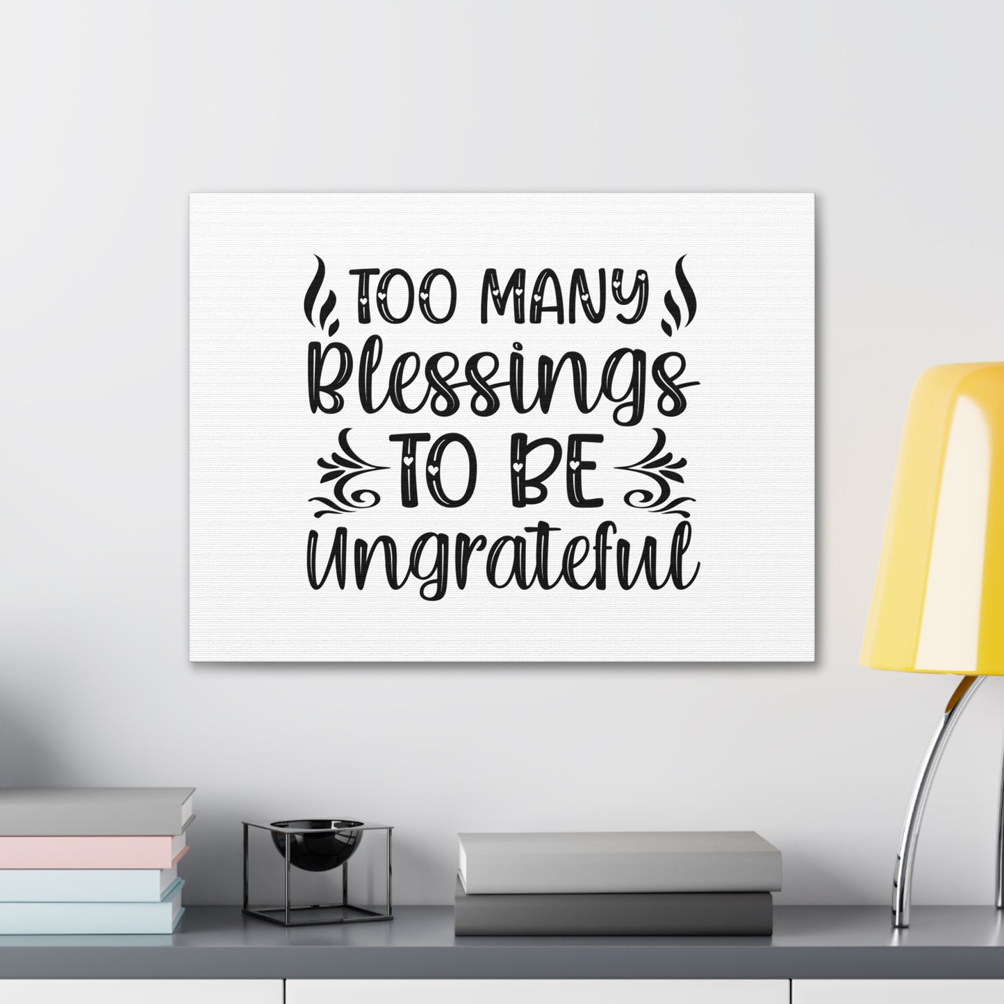 Too Many Blessings To Be Ungrateful James 1:17 Christian Wall Art Bible Verse Print Ready to Hang