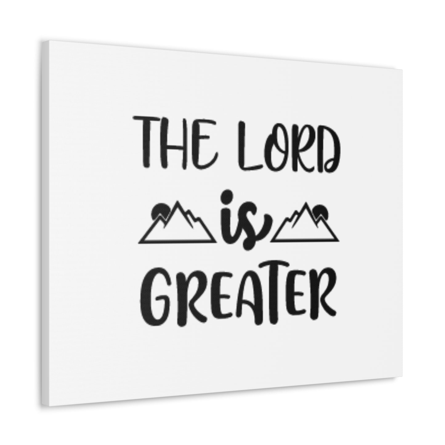 The Lord Is Greater Psalm 96:4 Christian Wall Art Bible Verse Print Ready to Hang