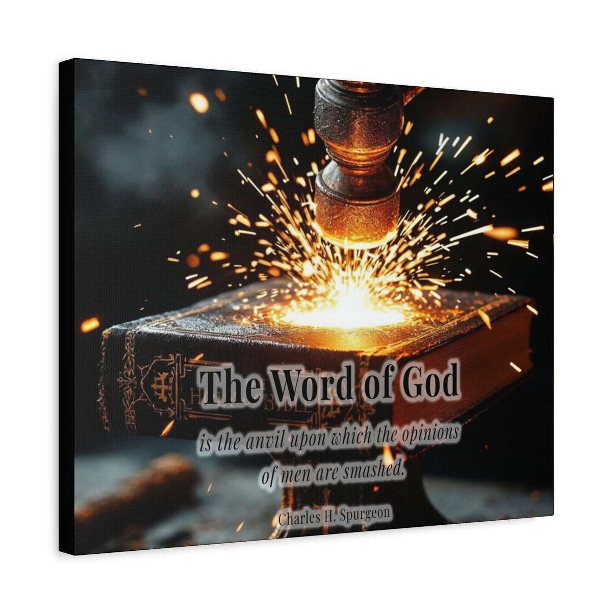 Scripture Walls The Word of God by Charles H. Spurgeon Bible Verse Canvas Christian Wall Art Ready to Hang Unframed