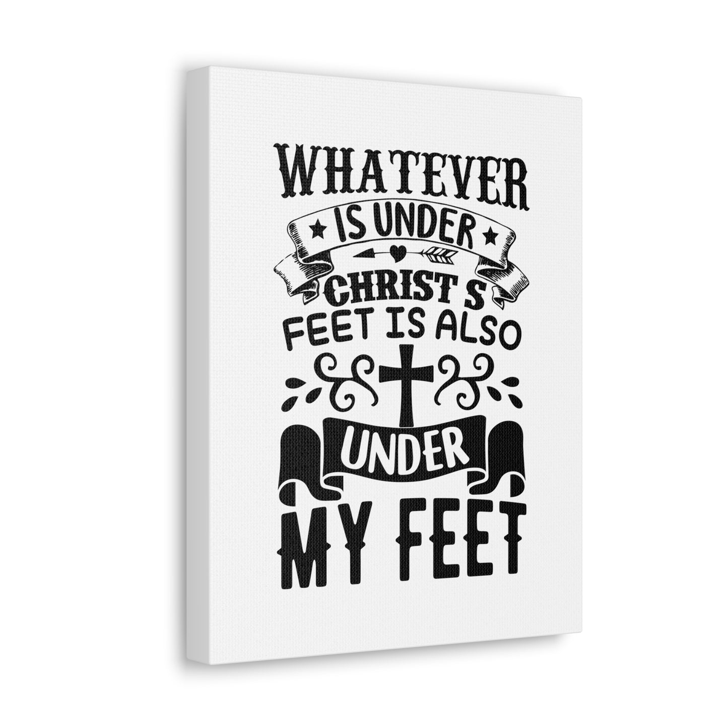 Under Christ 1 Corinthians 15:27 Christian Wall Art Bible Verse Print Ready to Hang