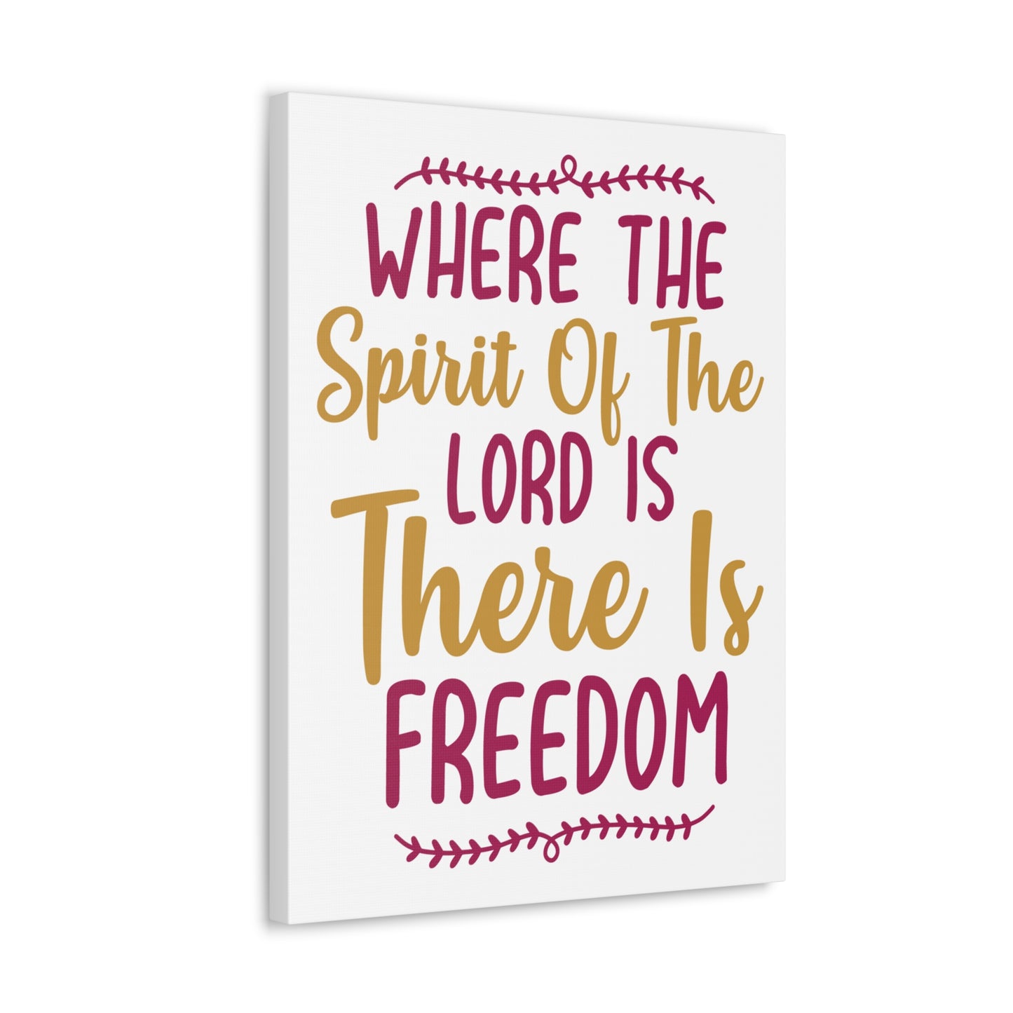 There Is Freedom 2 Corinthians 3:17 Christian Wall Art Print Ready to Hang