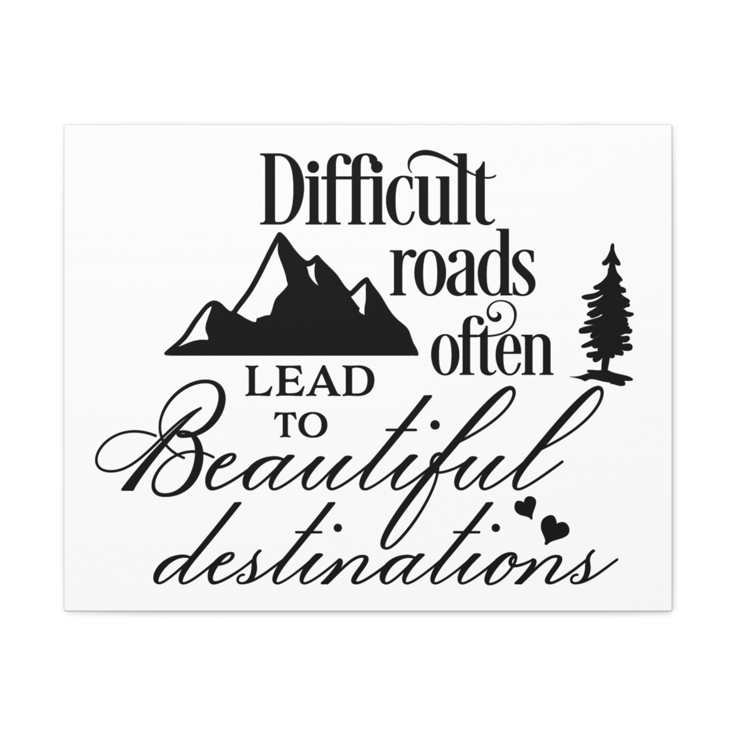 To Beautiful Romans 15:4 Destinations Christian Wall Art Print Ready to Hang