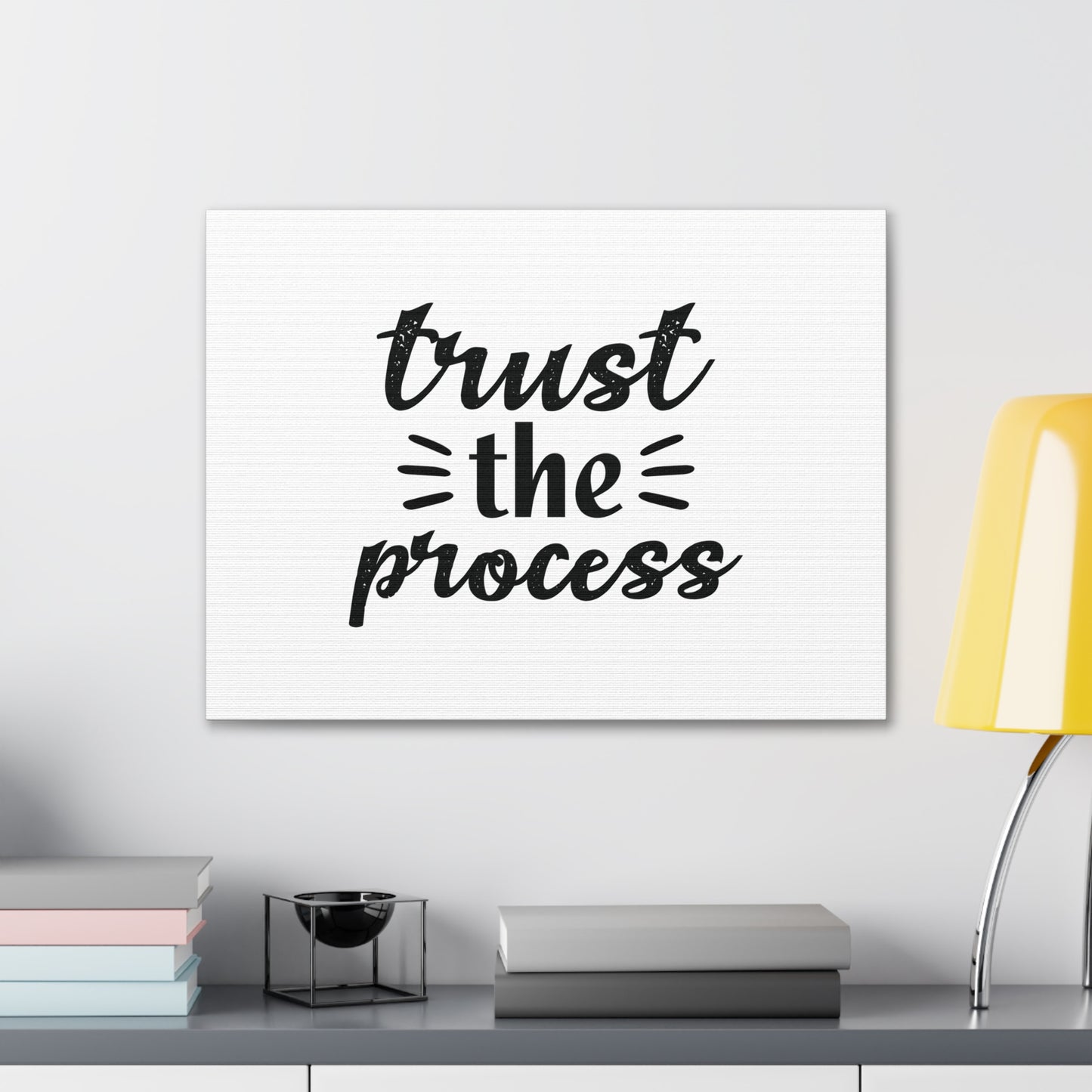 Trust The Process Proverbs 3:5 Christian Wall Art Bible Verse Print Ready to Hang