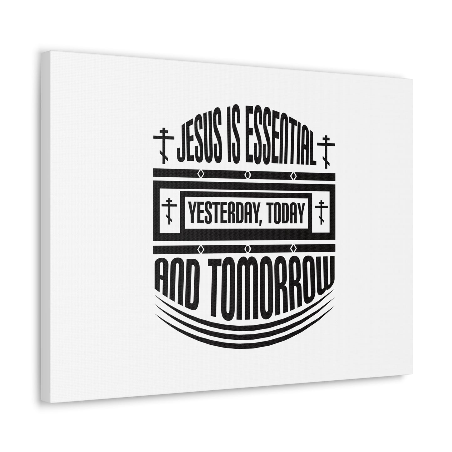 Yesterday, Today, And Tomorrow Hebrews 13:8 Christian Wall Art Bible Verse Print Ready to Hang
