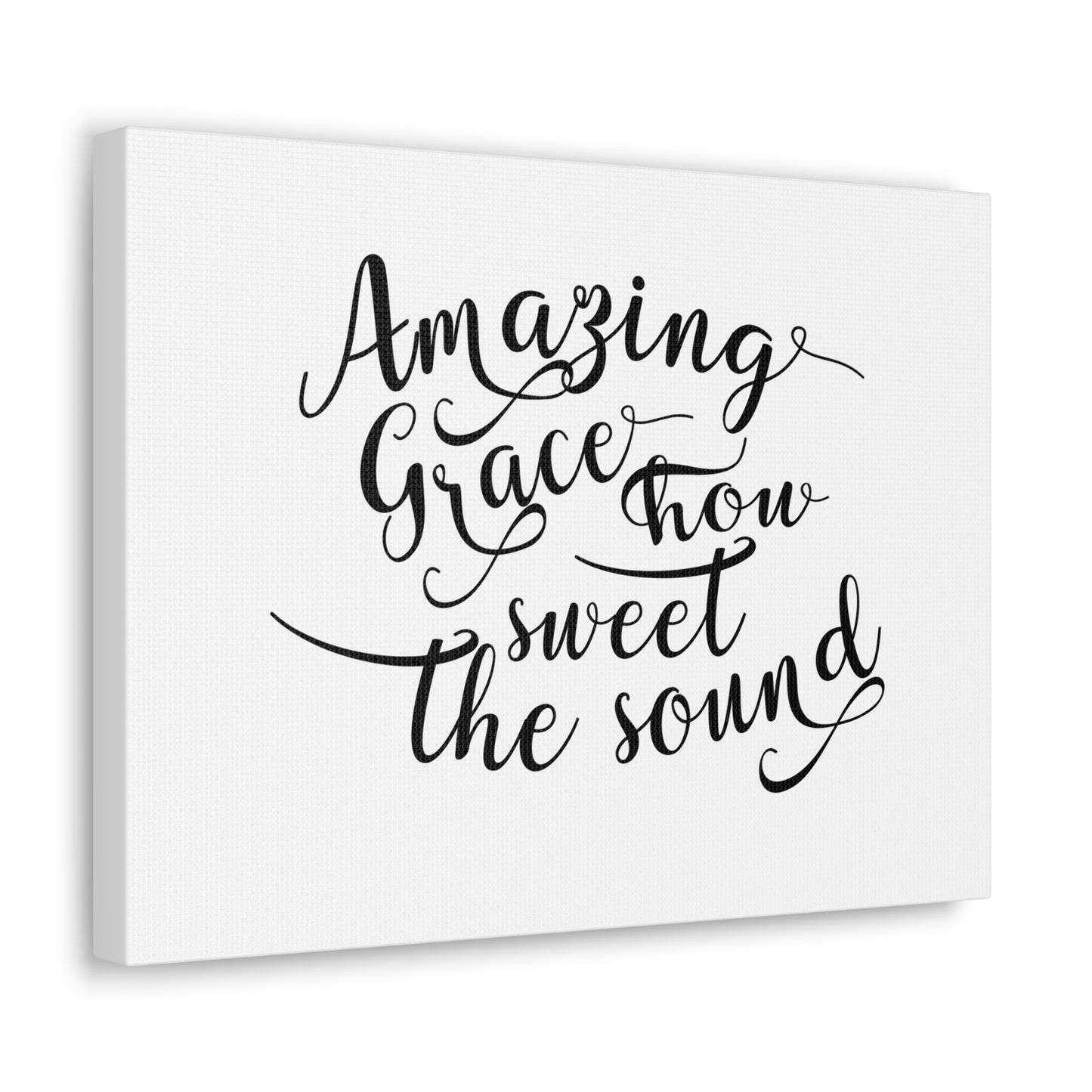 Thou Sweet The Sound Hebrews 4:16 Christian Wall Art Bible Verse Print Ready to Hang