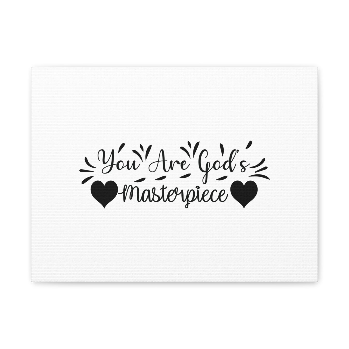 You Are God's Masterpiece Ephesians 2:10 Hearts Christian Wall Art Bible Verse Print Ready to Hang