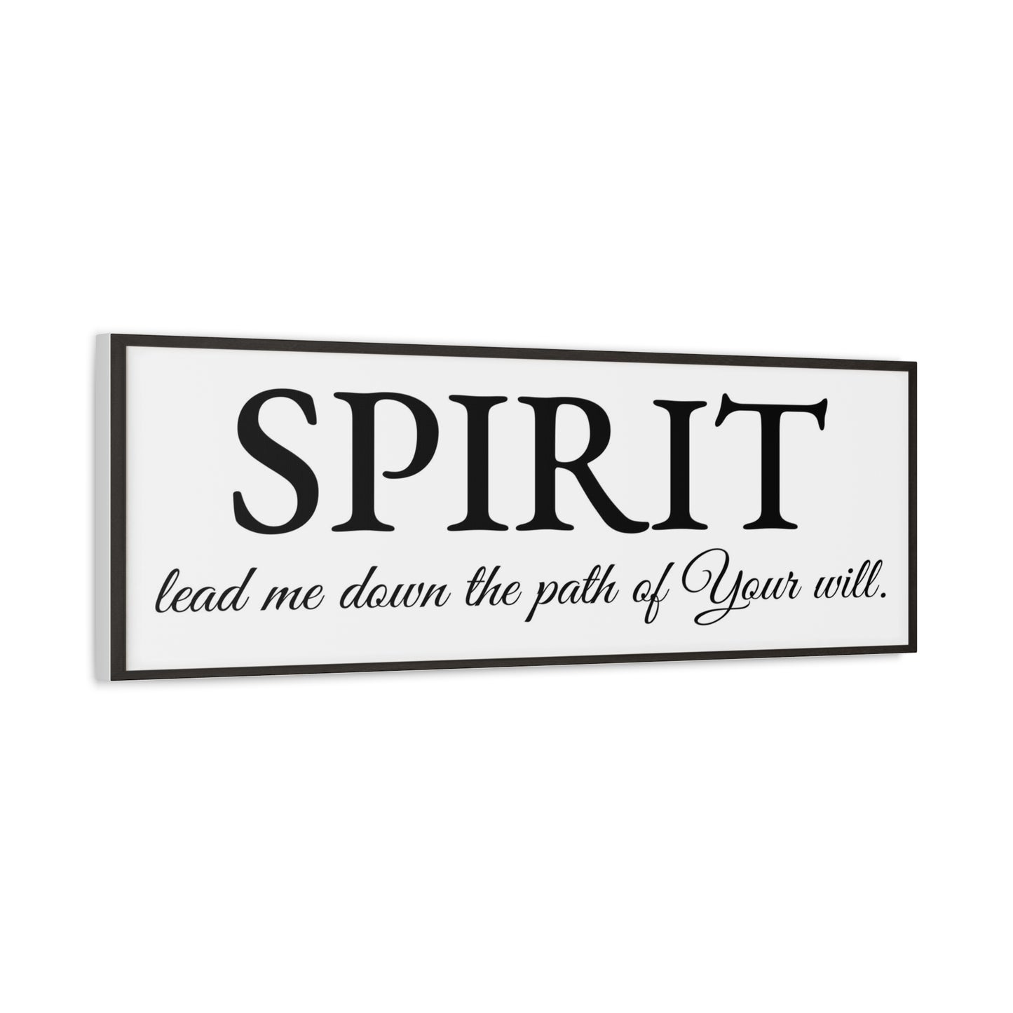 Scripture Walls Spirit Lead Me White Bible Verse Canvas Christian Wall Art Ready to Hang Unframed