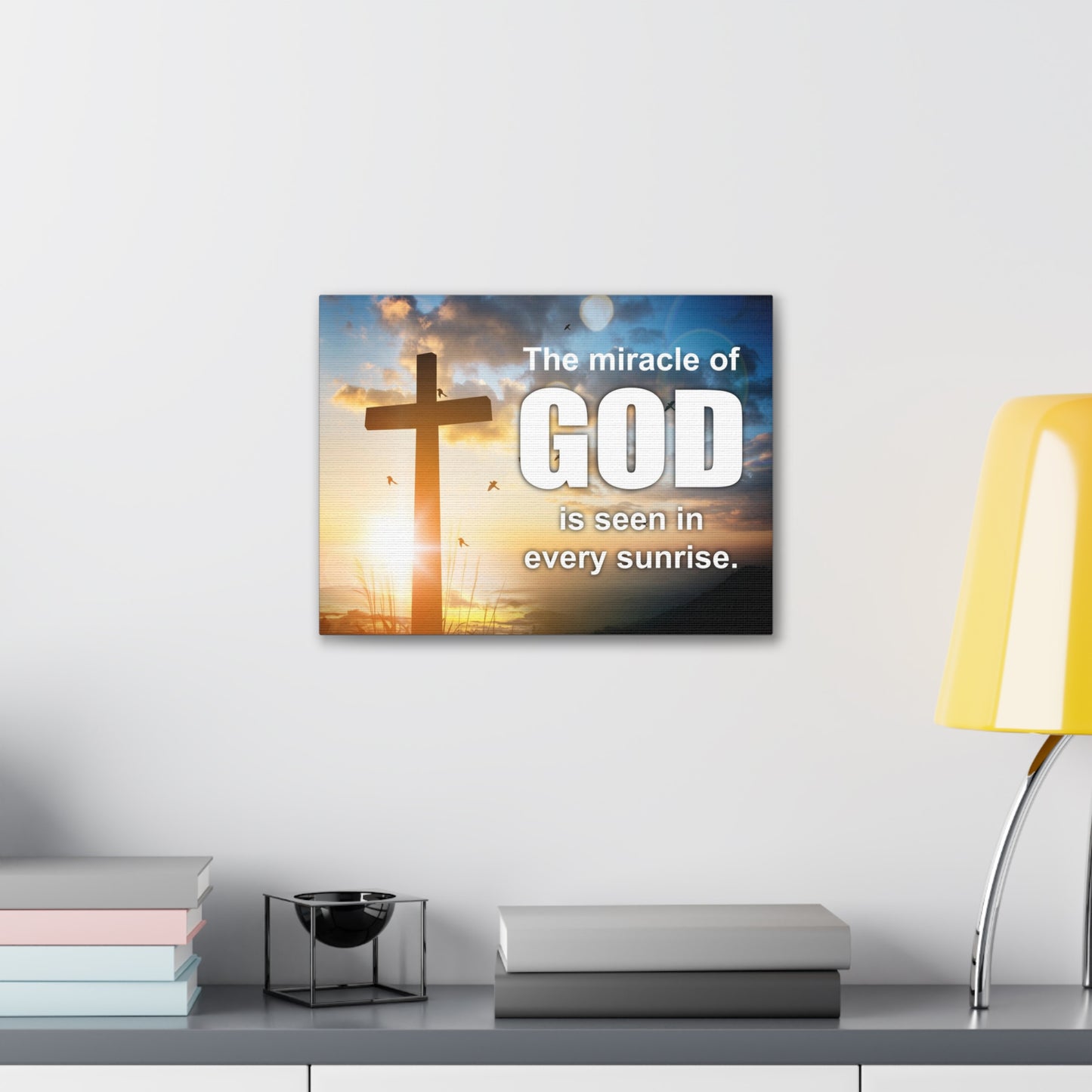 The Miracle of God Psalm 118:24 Christian Wall Art Bible Verse Print Ready to Hang